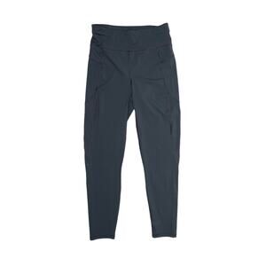 Sweaty Betty The Zero Gravity Womens Dark Gray 7/8 Leggings Size S